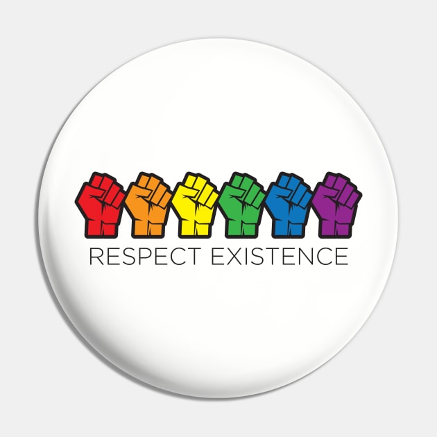 RESPECT EXISTENCE Pin by OldSkoolDesign