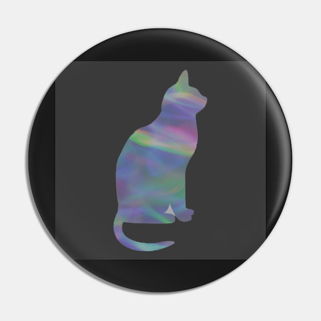 Holo Cat Pin by JuliesDesigns