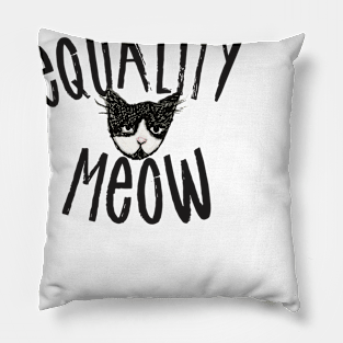 Equality Meow Pillow