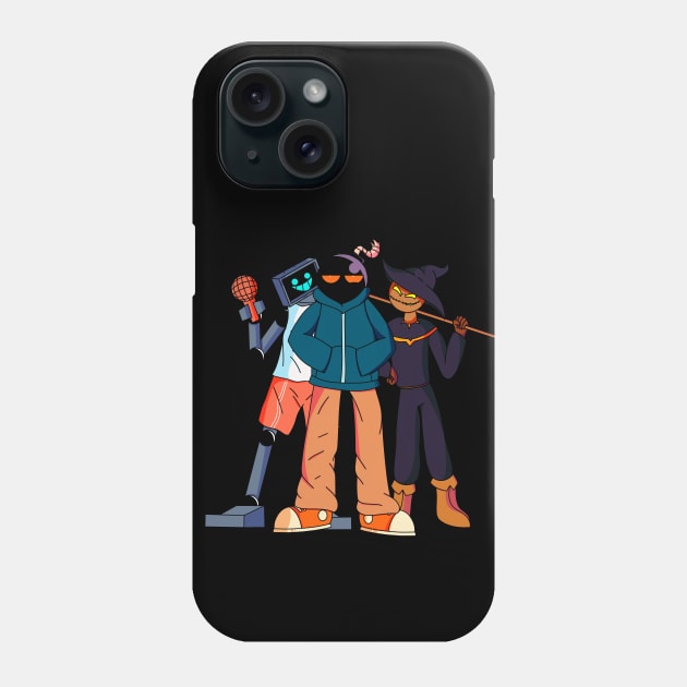 Hex Whitty and Zardy FNF characters Phone Case by Abrek Art