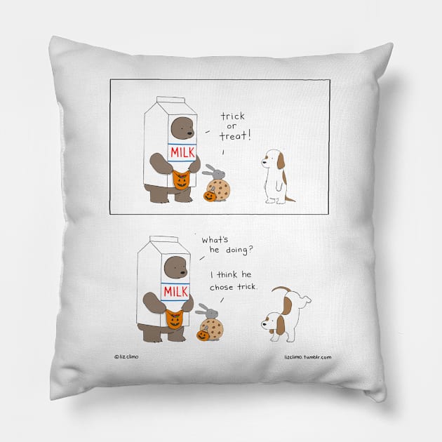 Trick or Treat Pillow by Liz Climo