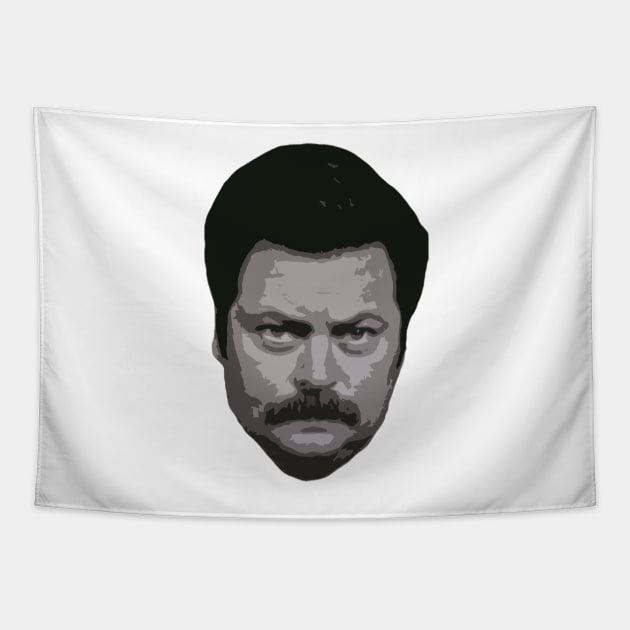 Ron Swanson Tapestry by raidrival