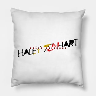 vintage typo Haley Reinhart Pillow