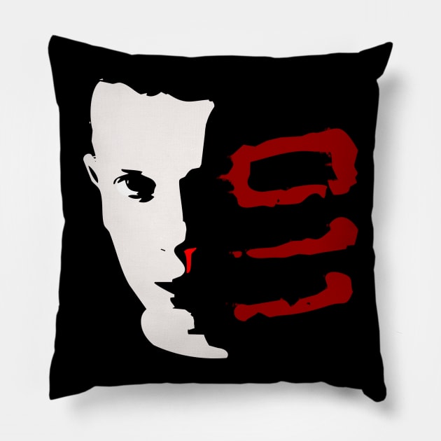 Stranger Things' Eleven Pillow by stoicroy