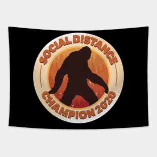 Social Distancing Champion 2020 Bigfoot Tapestry