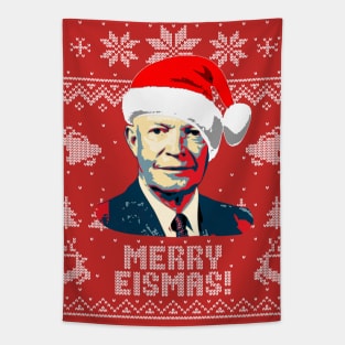 Dwight D Eisenhower Merry Eismas Tapestry