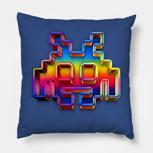 Retro Gaming Pillow by The Design Deck