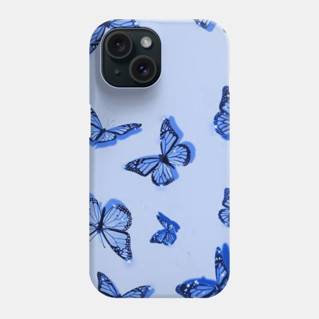 Blue Butterfly Phone Cases Phone Case by ARIMAID