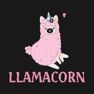LLamacorn LLama and Unicorn Lover T-Shirt