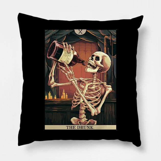 Funny Tarot Card Pillow by Custom Prints HD