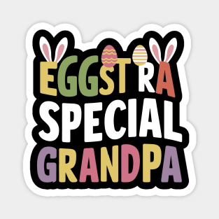 Eggstra Special Grandpa Funny Easter Family Design Magnet