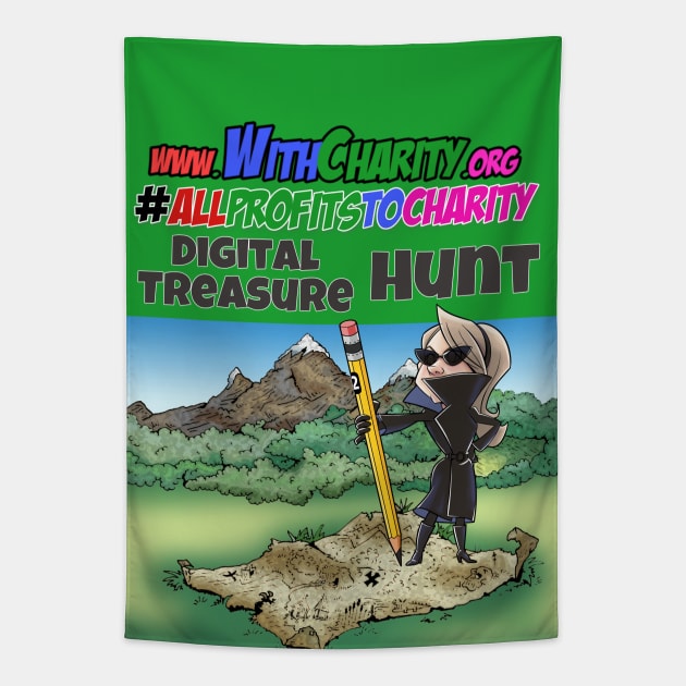 Whitney WithCharity Digital Treasure Hunt Tapestry by WithCharity
