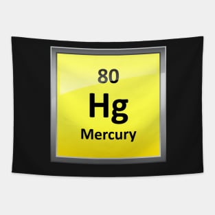 Mercury Periodic Table Element Symbol Tapestry