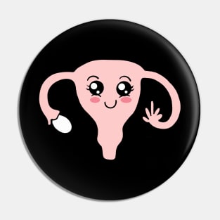 Feminine middle finger uterus Pin