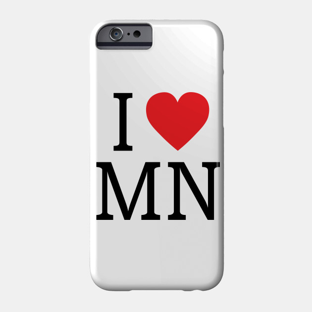 I Love Minnesota I Love Minnesota Phone Case Teepublic