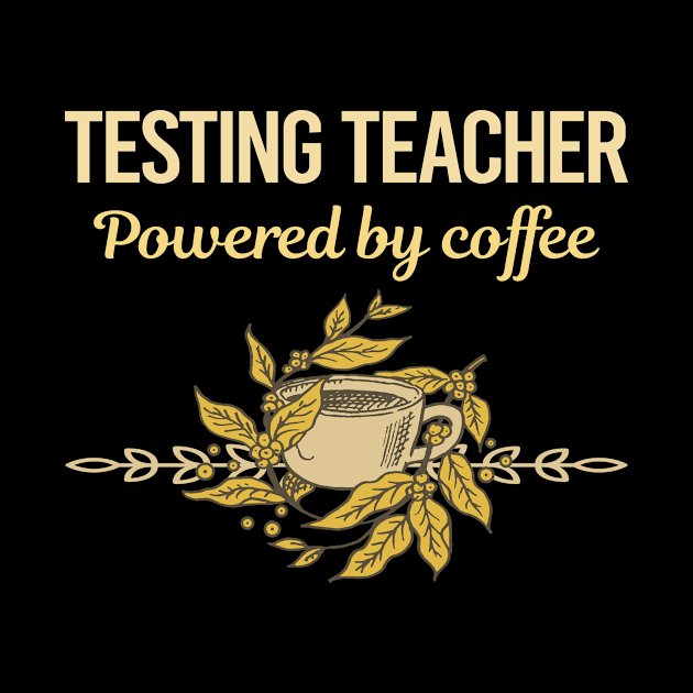 Powered By Coffee Testing Teacher by Hanh Tay