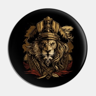 lion pirate Pin