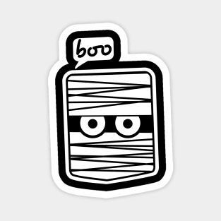 Boo Ghost Halloween Magnet