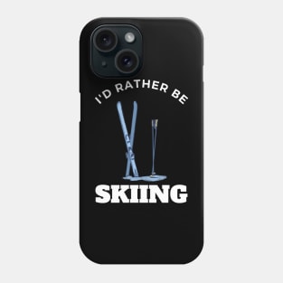 Skiing 144 Phone Case