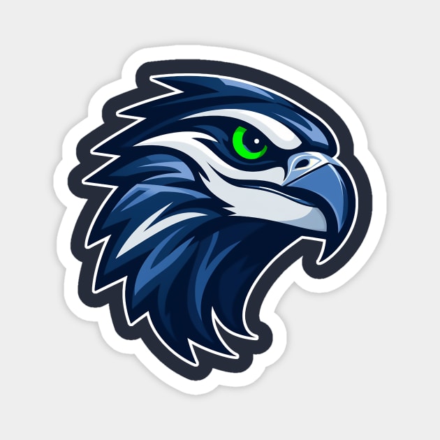 Seahawks Magnet by DavidLoblaw