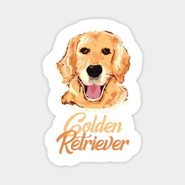 Golden Retriever! Especially for Golden owners! Magnet by rs-designs