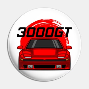 Front Red 3000GT 1990 1993 Pin