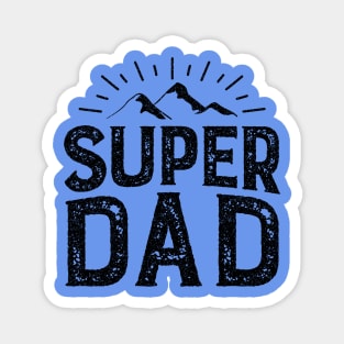 Super Dad BLACK Magnet