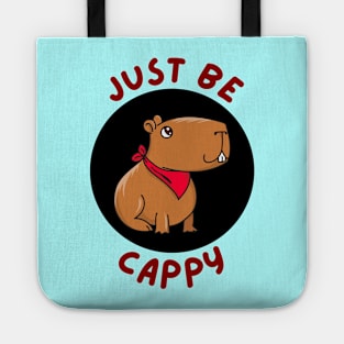 Just Be Cappy | Capybara Pun Tote