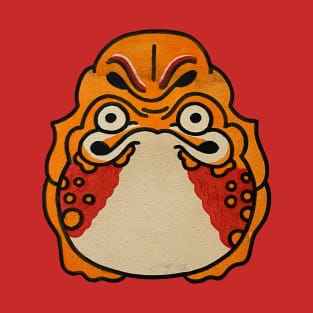 Traditional Tattoo Japanese face  groggy fella T-Shirt