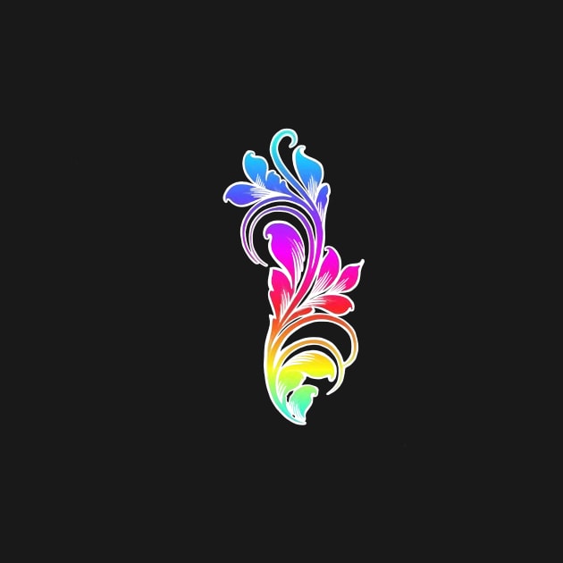 Gay Pride Feather by DNASCC
