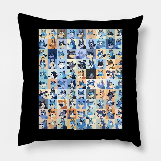 Bluey Kid-friendly Kudos Pillow by Angel Shopworks