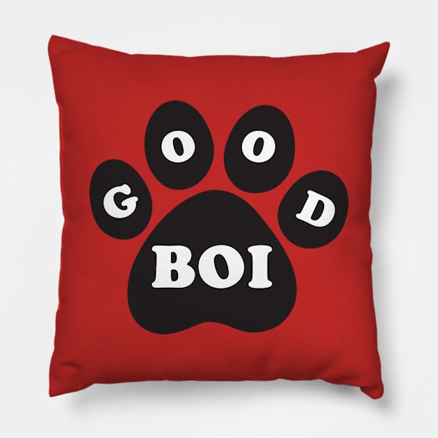 Good Boi Pillow by Crewzy