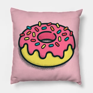 Donut with sprinkles Pillow