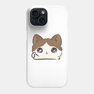 Crying but trying Phone Case