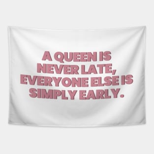 Princess Diaries Queen is never late Tapestry