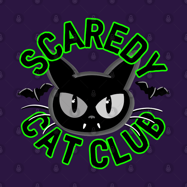 Scaredy Cat Club Memeber by ShadowCatCreationsCo