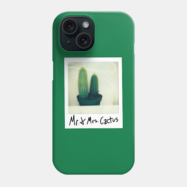 Mr. & Mrs. Cactus Phone Case by Thread Dazzle