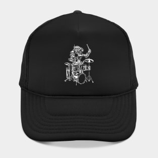 SEEMBO Robot Playing Drums Drummer Drumming Musician Band Hat