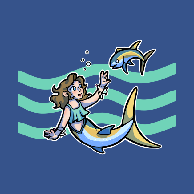 Deep-sea Mermaid by tshirtsbyclaire