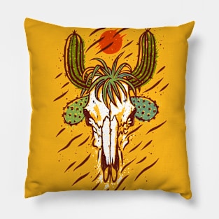 Desert bull Pillow