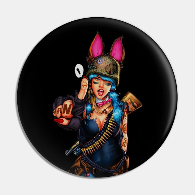 Cute Tank Girl Pin by Aventi