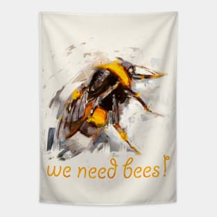 We Need Bees! Tapestry