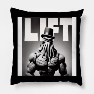 Cthulu Lifts Pillow