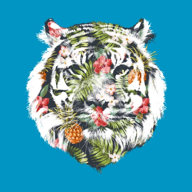 tropical tiger by astronaut