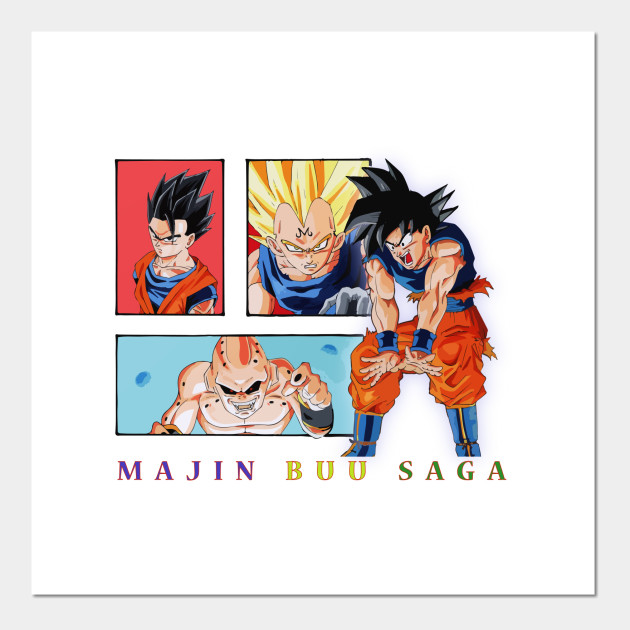 Majin Buu Saga Dragon Ball Posters And Art Prints Teepublic Au