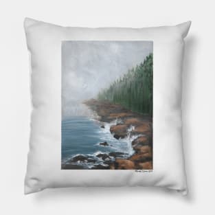 Coastal Fall Fog Pillow