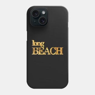 Long Beach Gold Phone Case