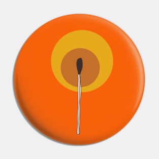 matches on fire Pin