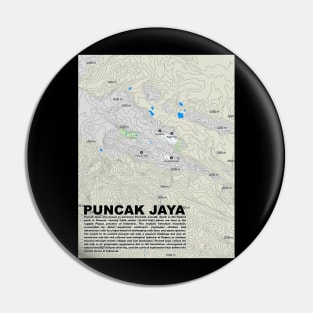 Papua Peaks: Jaya Topography Pin