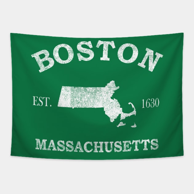 Boston, Massachusetts EST. 1630 Tapestry by Blended Designs
